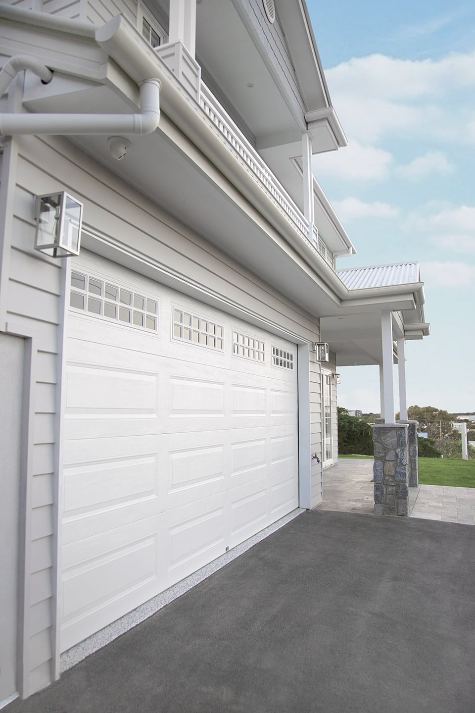 Centurion white garage doors